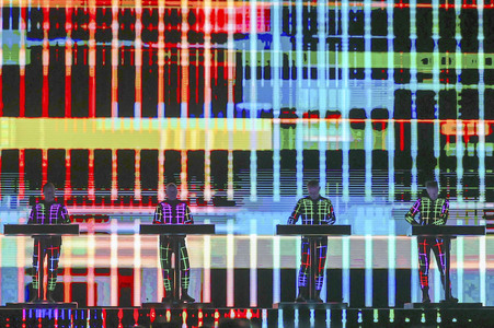 Konzert von Kraftwerk in Düsseldorf