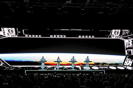 Konzert von Kraftwerk in Düsseldorf