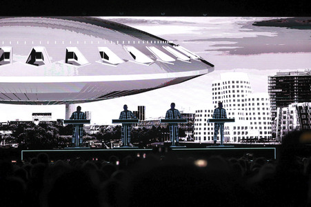 Konzert von Kraftwerk in Düsseldorf