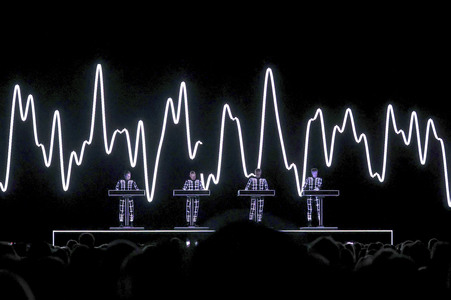Konzert von Kraftwerk in Düsseldorf