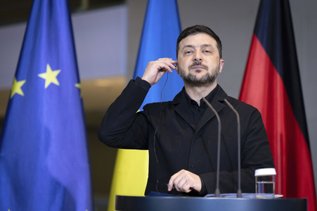 Pressestatement von Selenskyj und Merz zum Ukraine-Gipfel in Berlin