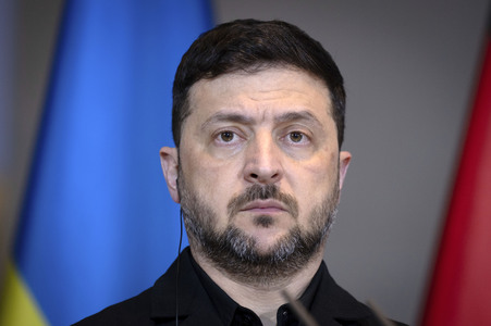 Pressestatement von Selenskyj und Merz zum Ukraine-Gipfel in Berlin