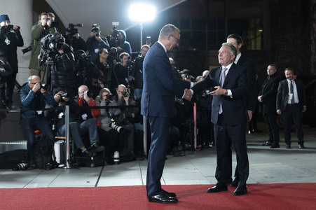 Empfang zum Ukraine-Gipfel im Bundeskanzleramt in Berlin