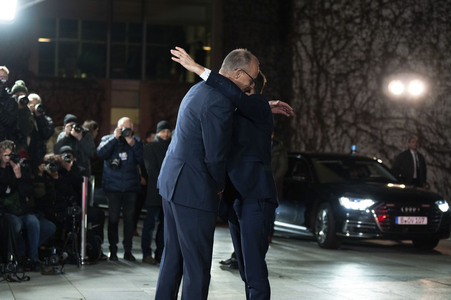 Empfang zum Ukraine-Gipfel im Bundeskanzleramt in Berlin