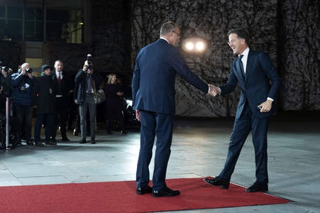 Empfang zum Ukraine-Gipfel im Bundeskanzleramt in Berlin