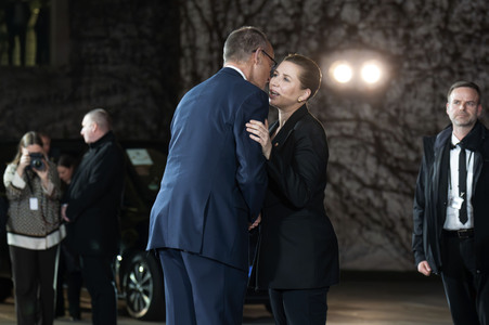 Empfang zum Ukraine-Gipfel im Bundeskanzleramt in Berlin