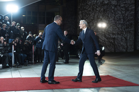 Empfang zum Ukraine-Gipfel im Bundeskanzleramt in Berlin