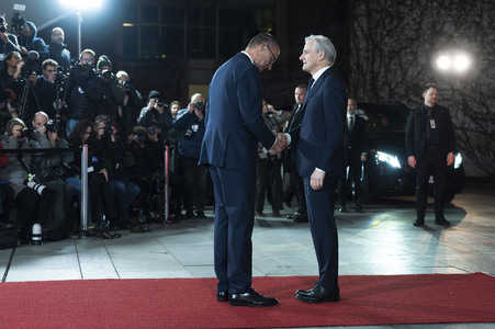 Empfang zum Ukraine-Gipfel im Bundeskanzleramt in Berlin