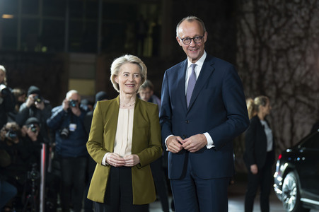 Empfang zum Ukraine-Gipfel im Bundeskanzleramt in Berlin