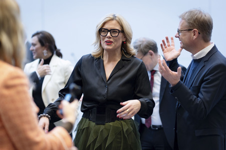 Fraktionssitzung der CDU/CSU-Bundestagsfraktion in Berlin