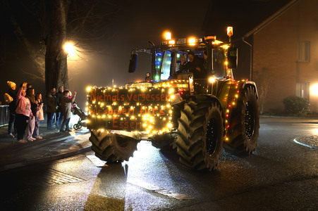 Lichterfahrt der Landwirte in Bienenbüttel