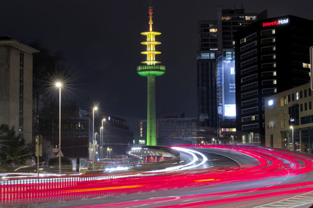 Telemoritz mit Weihnachtsbeleuchtung  in Hannover