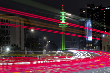 Telemoritz mit Weihnachtsbeleuchtung  in Hannover