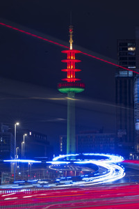 Telemoritz mit Weihnachtsbeleuchtung  in Hannover