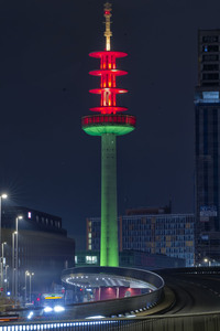 Telemoritz mit Weihnachtsbeleuchtung  in Hannover