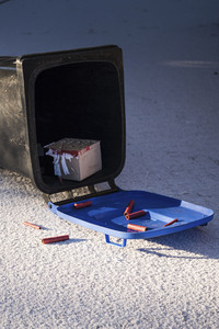 Symbolbild Feuerwerkskörper-Müll