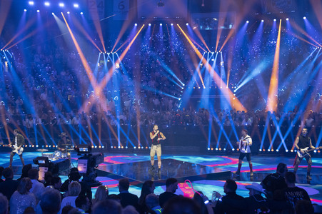 TV-Show 'Silvester-Schlagerbooom 2026 live - Die Wunderlichtershow!' in München