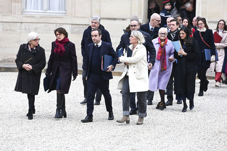 Kabinettssitzung  in Paris