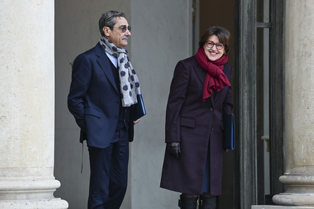 Kabinettssitzung  in Paris