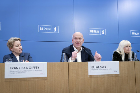 Pressebriefing zum Anschlag auf das Berliner Stromnetz in Berlin