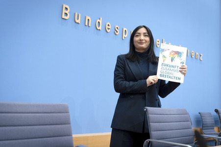 Bundespressekonferenz Reformplan 'Zukunft zusammen global gestalten' in Berlin