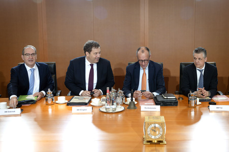 29. Kabinettssitzung des Bundeskabinetts in Berlin