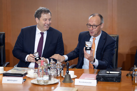 29. Kabinettssitzung des Bundeskabinetts in Berlin