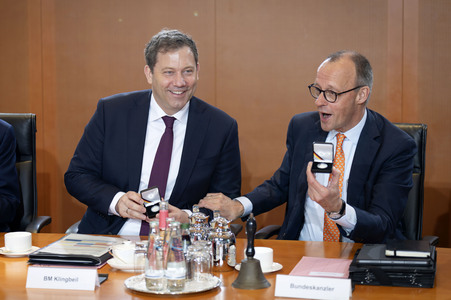 29. Kabinettssitzung des Bundeskabinetts in Berlin