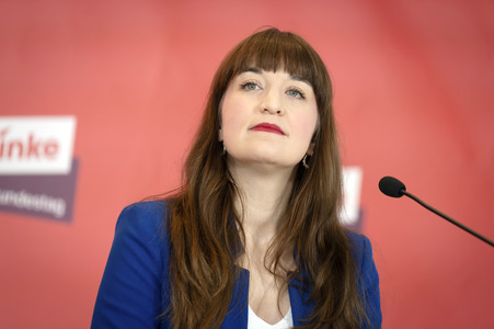 Fraktionssitzung der Bundestagsfraktion der Partei Die Linke in Berlin