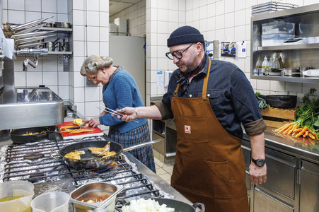 Kochnachhilfe für Mrs. Doubtfire von Fernsehkoch Sebastian Lege in Düsseldorf