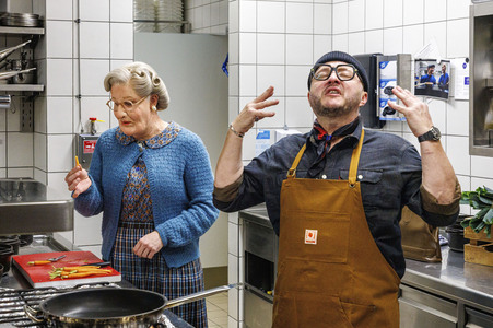 Kochnachhilfe für Mrs. Doubtfire von Fernsehkoch Sebastian Lege in Düsseldorf