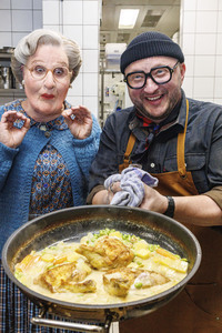 Kochnachhilfe für Mrs. Doubtfire von Fernsehkoch Sebastian Lege in Düsseldorf