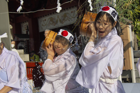 Kanchu Misogi Zeremonie in Tokio