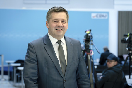 Pressekonferenz nach der Bundesvorstandssitzung der CDU in Berlin