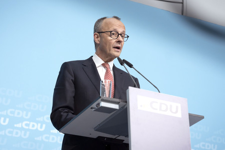 Pressekonferenz nach der Bundesvorstandssitzung der CDU in Berlin
