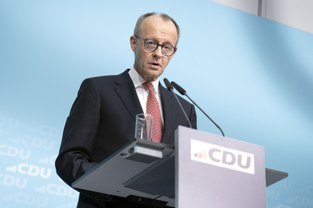 Pressekonferenz nach der Bundesvorstandssitzung der CDU in Berlin