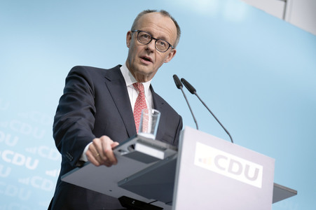 Pressekonferenz nach der Bundesvorstandssitzung der CDU in Berlin