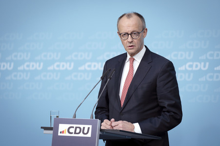 Pressekonferenz nach der Bundesvorstandssitzung der CDU in Berlin