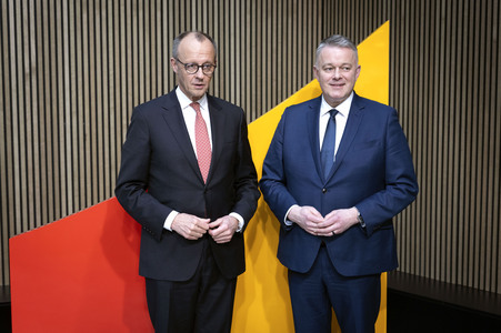 Pressekonferenz nach der Bundesvorstandssitzung der CDU in Berlin