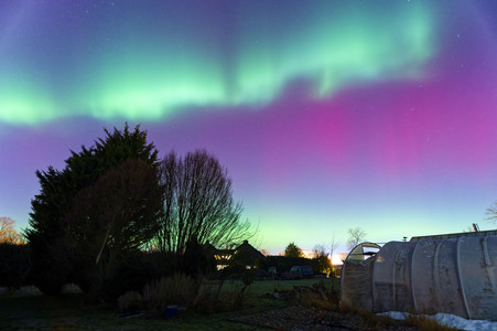 Polarlichter über Hannover