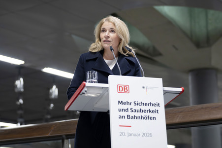 Pressetermin der Deutschen Bahn in Berlin