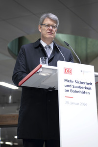 Pressetermin der Deutschen Bahn in Berlin