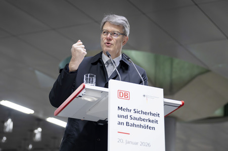 Pressetermin der Deutschen Bahn in Berlin