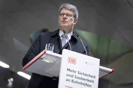 Pressetermin der Deutschen Bahn in Berlin