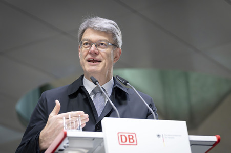 Pressetermin der Deutschen Bahn in Berlin