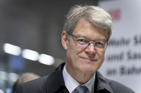 Pressetermin der Deutschen Bahn in Berlin