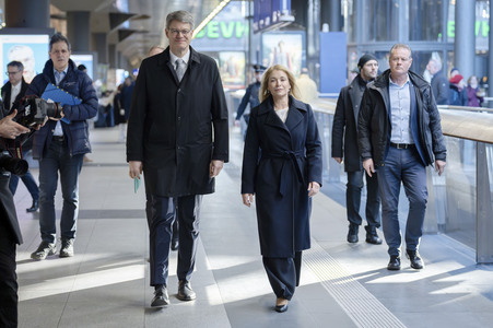 Pressetermin der Deutschen Bahn in Berlin