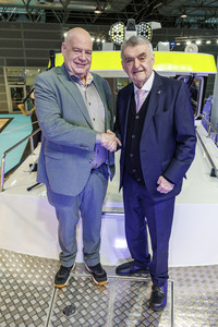 Feierliche Taufe der WSP 3 auf der Messe 'boot 2026' in Düsseldorf