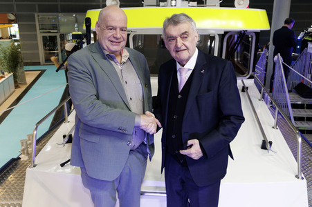 Feierliche Taufe der WSP 3 auf der Messe 'boot 2026' in Düsseldorf