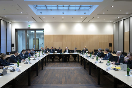 Politische Sitzung des Verteidigungsausschusses des Bundesrates in Berlin